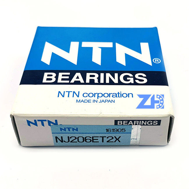 Łożysko walcowe NJ206ET2X 30 * 62 * 16 mm Długa żywotność Wysoka prędkość Niski poziom hałasu