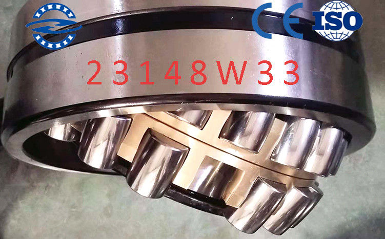 Łożysko baryłkowe z mosiężną klatką 23148 ​​W33 / MB z otworem równoległym 240 * 400 * 128MM