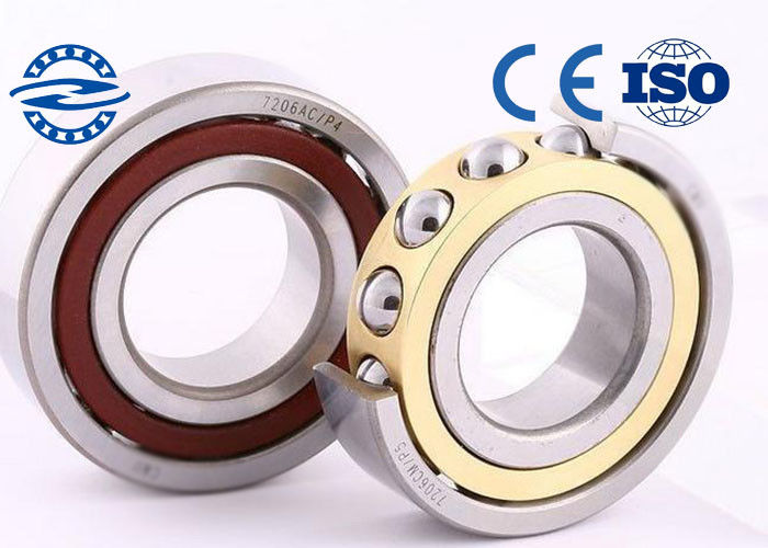 Stal chromowana Gcr15 Materiał Łożysko kulkowe skośne 7000 Rozmiar 10 * 26 * 8 mm