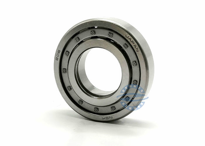 Łożysko walcowe P6 NU NJ 206 GCR15 z dwurzędową mosiężną klatką o rozmiarze 30 * 62 * 16 mm